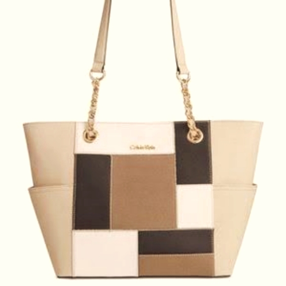 Calvin Klein Patchwork Large Tote Bag - Picture 6 of 6